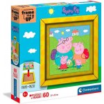 CLEMENTONI Frame Me Up Prasátko Peppa 60 dílků – Zboží Dáma