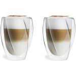Design Vialli CRISTALLO dvoustěnné sklenice na kávu latte a čaj 2 25493 300 ml – Zboží Mobilmania