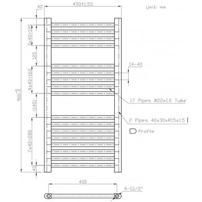 Novaservis 450 mm x 900 mm / 450/900/R,1 – Zboží Dáma