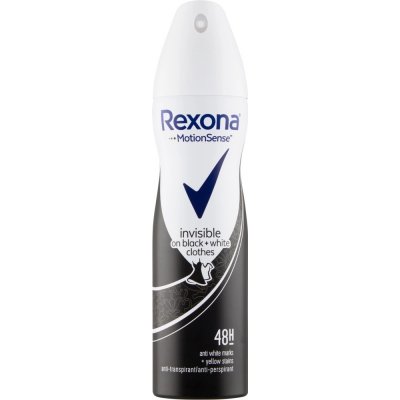 Rexona Invisible on Black + White Clothes deospray 150 ml – Zbozi.Blesk.cz
