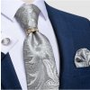 Kravata Manžetové knoflíčky s kravatou Thanatos
