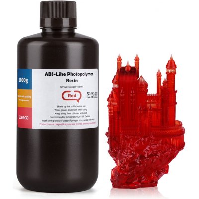 ELEGOO ABS-Like Resin Transparent Red 1kg – Zboží Živě ELEGOO ABS-Like Resin Transparent Red 1kg – Zboží Živě