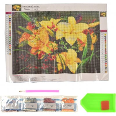 Malování s korálky 30x40cm sada 1 motiv +sada korálků+přenosné pero 272053 – Hledejceny.cz