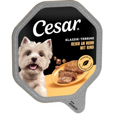 Cesar Terrine s drůbežím a hovězím 14 x 150 g – Sleviste.cz