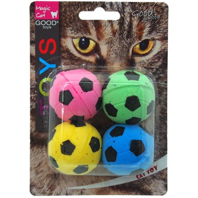 MAGIC CAT hračka míček pěnový fotbalový 3,75 cm 4 ks – Zbozi.Blesk.cz