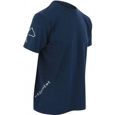 EquiTheme Pánská jezdecké tričko LEWIS Modrá