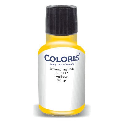 Coloris razítková barva R9 P žlutá 50 ml