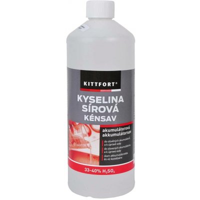 Kittfort kyselina sírová akumulátorová 33-40% 1 l – Hledejceny.cz