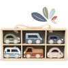 Auta, bagry, technika Speedy Monkey Car display case w/6 vehicles