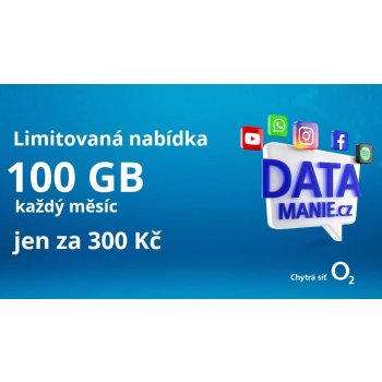 LIMITOVANÁ SIM 100GB na měsíc jen za 300 Kč