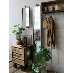 Bronzové antik otočné nástěnné zrcadlo Marry - 27*13*144 cm - Chic Antique – Hledejceny.cz
