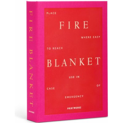 Hasicí deka, červená, laminát, Printworks – Zboží Dáma