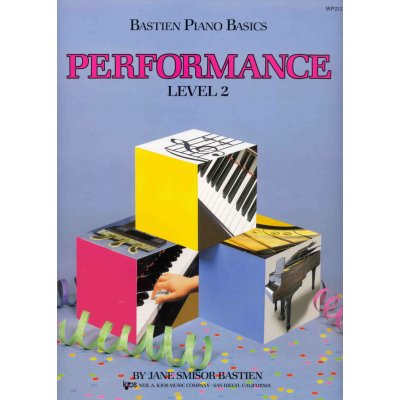 Bastien Piano Basics : Performance Level 2 noty na sólo klavír – Zboží Mobilmania