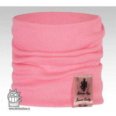 Dráče Bavlněný nákrčník Pastels vzor růžový – Zboží Dáma