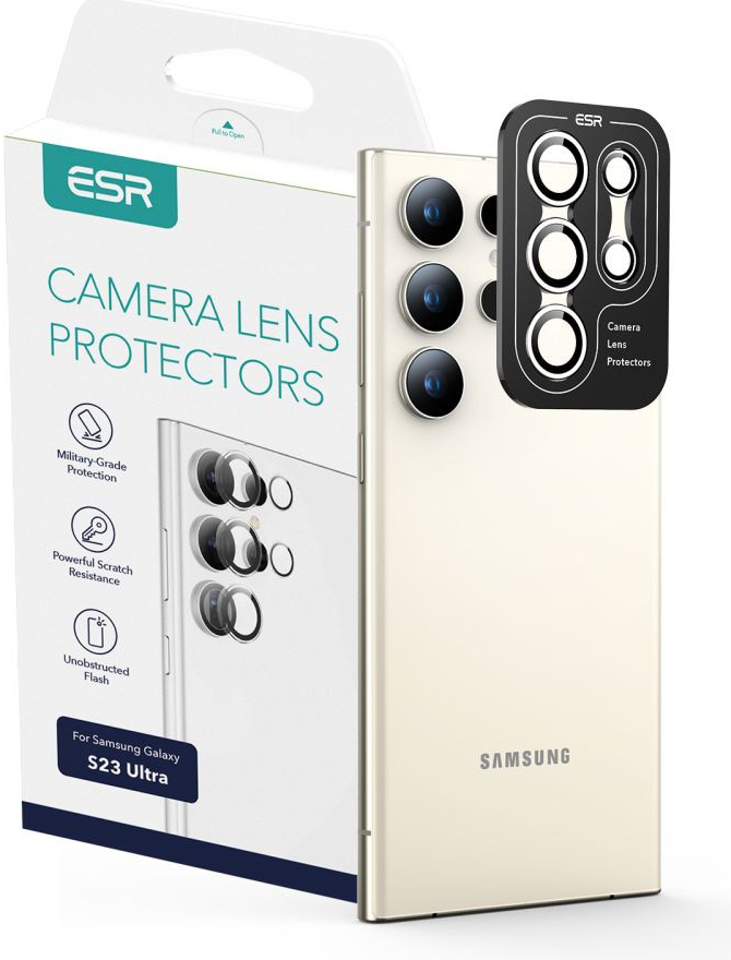 Pouzdro ESR Camera Protector Samsung Galaxy S23 Ultra Clear
