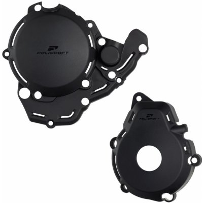 POLISPORT sada krytu alternátoru a spojky vodní pumpy KTM EXC-F 250/350 24-25 barva černá – Hledejceny.cz