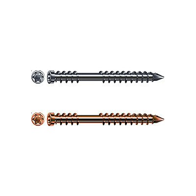 Terasové vruty SPAX 5 x 50 mm Stříbrné nerezové vruty 5 × 50 mm + BIT T 25 | 200 ks – Hledejceny.cz