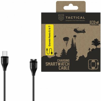 Tactical USB-C Nabíjecí a Datový Kabel pro Garmin Fenix 5/6/7, 8596311187070 – Sleviste.cz