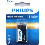 Philips Ultra Alkaline 9V 1ks 6LR61E1B/10 – Zboží Živě