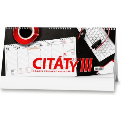 Stolní Baloušek Pracovní CITÁTY III 2026 – Zboží Dáma