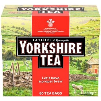 Yorkshire Tea 80 Tea Bags Černý sáčkový čaj 80 ks 250 g