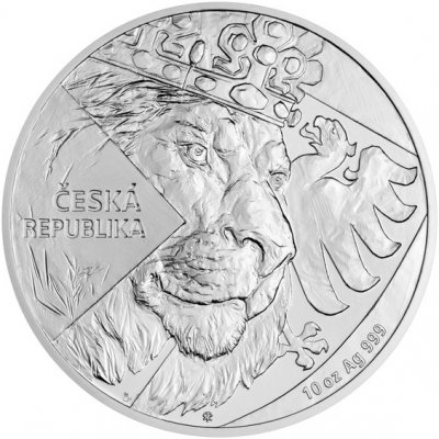 Česká mincovna Stříbrná mince Český lev 2024 stand 10 oz – Zboží Mobilmania