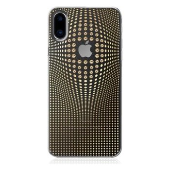 Pouzdro Bling My Thing Warp Deluxe Apple iPhone X / krystaly Swarovski zlaté