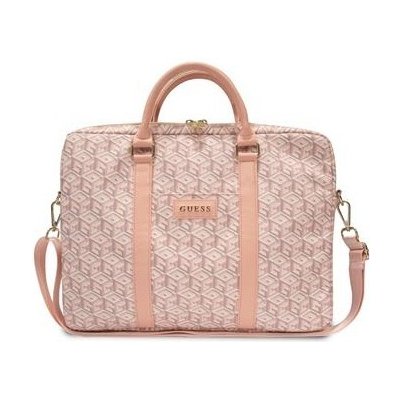 Guess PU G Cube Computer Bag 15/16" Pink 3666339113001 – Zbozi.Blesk.cz