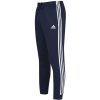 Pánské tepláky adidas Essentials Fleece Tapered Cuff 3-Stripes Joggers M Navy/White