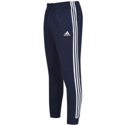 adidas Essentials Fleece Tapered Cuff 3-Stripes Joggers M Navy/White