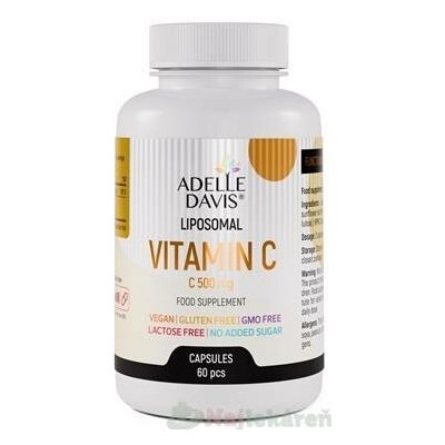 Adelle Davis Lipozomální vitamín C 500 mg 60 ks – Hledejceny.cz