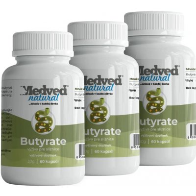 Medveď Natural Butyrate 3 x 60 kapslí – Hledejceny.cz