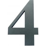 Domovní číslo popisné 4 na zateplenou fasádu barva antracit, výška 170 mm – Sleviste.cz