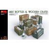 Model MiniArt Milk Bottles & Wooden Crates 35573 1:35