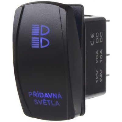 Rocker2 spínač PŘÍDAVNÁ SVĚTLA 12/24V – Zboží Živě