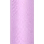 Svatební tyl, šíře 50 cm - světlá lila ( 9 m / rol ) – Zboží Dáma