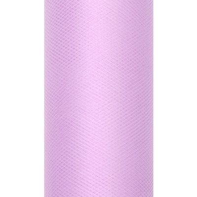 Svatební tyl, šíře 50 cm - světlá lila ( 9 m / rol ) – Zboží Dáma