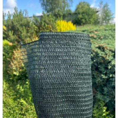 GTEX Stínící tkanina, rašlový úplet 35%, 37g/m2, 100m x 1,56m, vyšší UV tmavě zelená !!! – Sleviste.cz