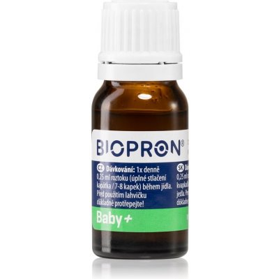 Biopron BABY+ s vitaminem D kapky s probiotiky pro děti 10 ml