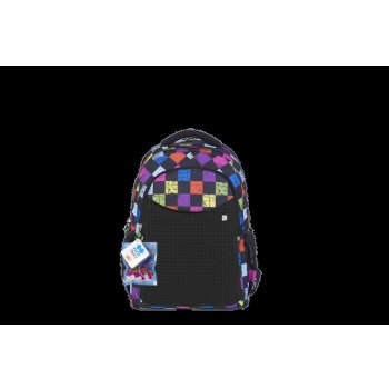 Pixie crew batoh backpack with print multibarevná/černá