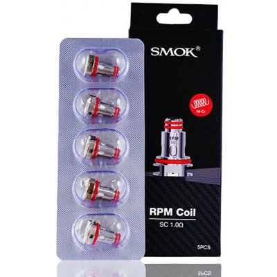 Smoktech Smok RPM Coil SC 1.0 ohm 5 ks – Hledejceny.cz