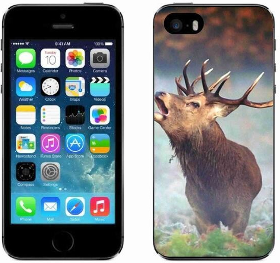 Pouzdro mmCase Gelové iPhone SE 2016 - jelen 2