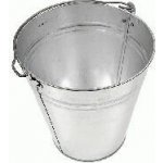 TOPTRADE vědro pozinkované, 15 l – Zboží Mobilmania
