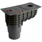 Likov Geiger s dolní výpustí suchý 125 x 110 mm černý – Sleviste.cz