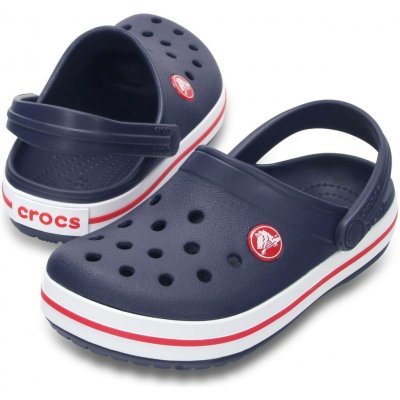 Crocs Crocband Clog K Navy Red – Zboží Dáma