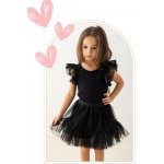 Lily Grey dívčí šaty s týlovým rukávem flowers – Hledejceny.cz