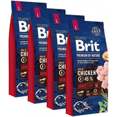 Brit Premium by Nature Adult L 4 x 15 kg