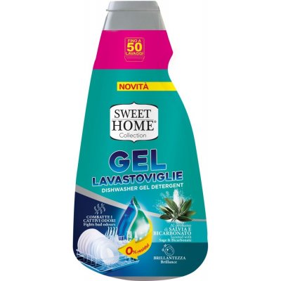 Sweet Home Gel Lavastoviglie Salvia e Bicarbonato gel do myčky 1000 ml – Sleviste.cz