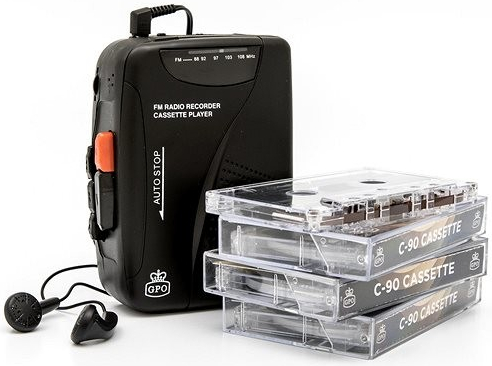 GPO Cassette Walkman černý