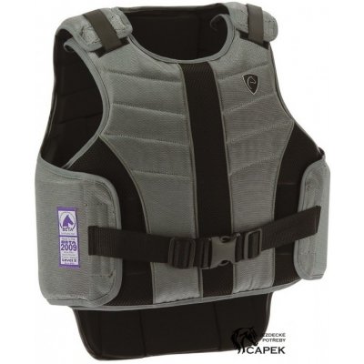 EquiTheme Bezpečnostní vesta ARTICULATED Šedá/černá – Zboží Dáma